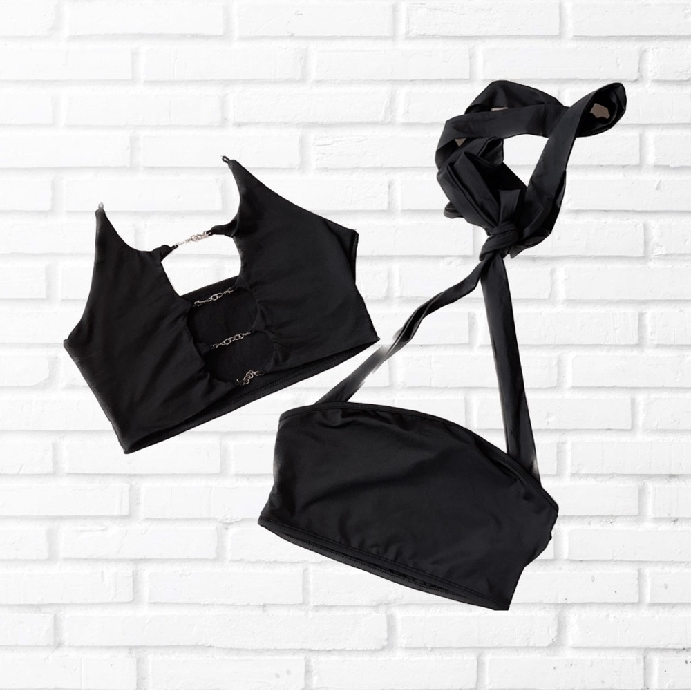 Women’s black crop top BUNDLE